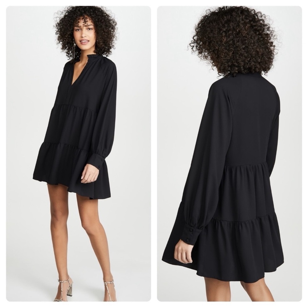 Amanda Uprichard Black Mini Dress